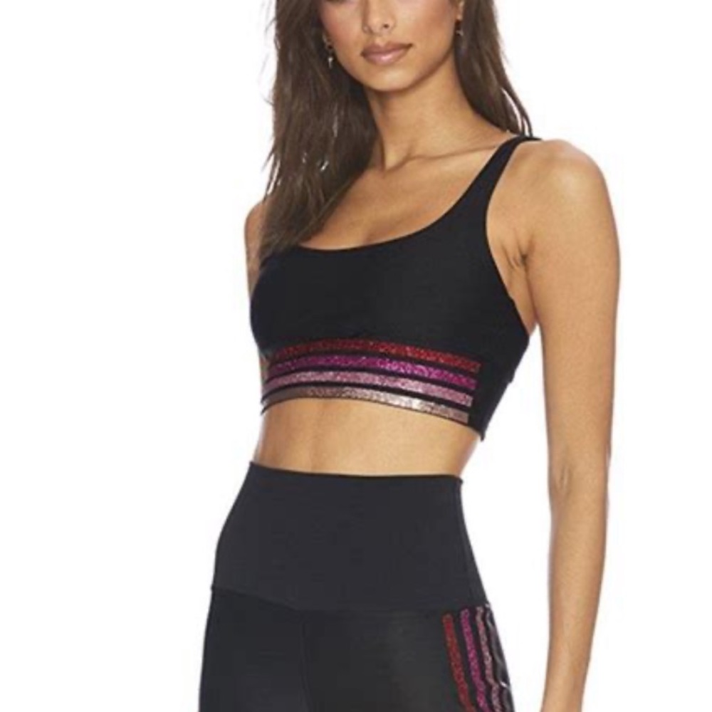 Leah Top & Leggings- Pink Multi Stripe NEW** WOT